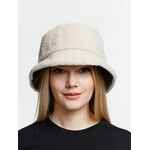 Панама BUCKET двусторонняя, темно-серая с бежевым, размер M/L