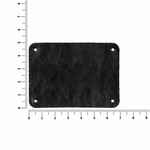 Лейбл кожаный BETA, XL, черный