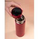 Смарт-бутылка с заменяемой батарейкой LONG THERM, красная