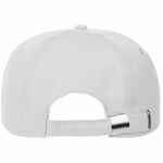 Бейсболка CANOPY, белая с темно-синим кантом