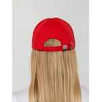 Бейсболка HONOR, красная с белым кантом