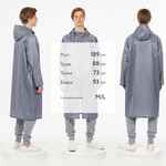 Дождевик R2, серый, размер XS/S