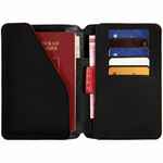 Автобумажник ARRIVAL, черный с красным