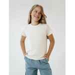 Футболка детская T-BOLKA KIDS, молочно-белая, 10 лет