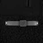 Лейбл кожаный BETA, XS, серый