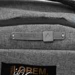 Лейбл кожаный BETA, XS, серый