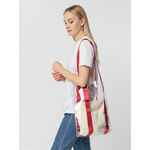 Шопер CLEAR FEST, прозрачный с красными ручками