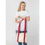 Шопер CLEAR FEST, прозрачный с красными ручками