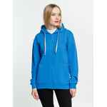 Толстовка на молнии с капюшоном SIVERGA, бирюзовая, размер XS