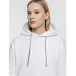 Толстовка с капюшоном KIRENGA HEAVY, белая (белоснежная), размер S