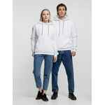 Толстовка с капюшоном KIRENGA HEAVY, белая (белоснежная), размер XS