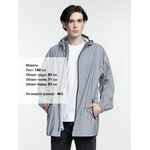 Парка MANIFEST из светоотражающей ткани, серая, размер XS/S