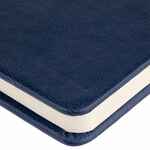 Блокнот CLUSTER MINI в клетку, темно-синий