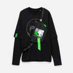 Поясная сумка W1, черная