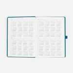 Ежедневник FAVOR METAL, недатированный, бирюзовый