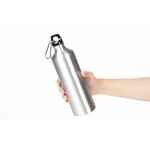 Бутылка для воды FUNRUN 750, серебристая