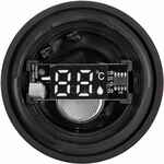 Смарт-бутылка с заменяемой батарейкой LONG THERM SOFT TOUCH, черная