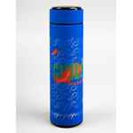 Смарт-бутылка с заменяемой батарейкой LONG THERM SOFT TOUCH, синяя