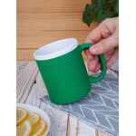 Кружка STOPSPOT с покрытием софт-тач, зеленая