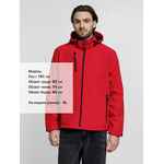 Куртка софтшелл мужская ZAGREB, красная, размер S