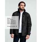 Парка унисекс LIUBLIANA, черная, размер XS