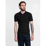 Рубашка поло мужская ADAM, черная, размер S