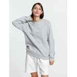 Свитшот унисекс DELTA, серый меланж, размер S