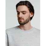 Свитшот унисекс DELTA, серый меланж, размер S