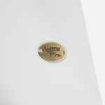 Шильдик металлический ALFA OVAL, бронзовый