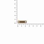 Шильдик металлический ALFA LITEN, бронзовый