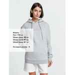 Худи унисекс PHOENIX, серый меланж, размер L