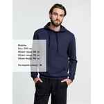 Худи унисекс PHOENIX, темно-синее, размер XXL