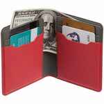 Картхолдер с отделением для купюр DUAL, красный