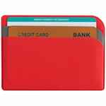 Чехол для карточек DUAL, красный