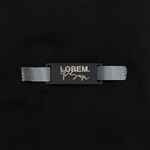 Шильдик металлический KOVA, черный