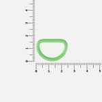 Полукольцо SEMIRING, М, зеленый неон