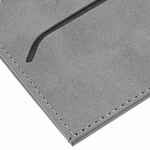 Чехол для карточек NUBUK, светло-серый