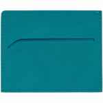 Чехол для карточек NUBUK, бирюзовый