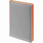 Ежедневник SPAIN SHALL на заказ, недатированный, серый с оранжевым