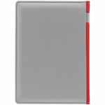 Ежедневник SPAIN SHALL на заказ, недатированный, серый с красным