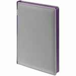 Ежедневник SPAIN SHALL на заказ, недатированный, серый с фиолетовым