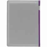 Ежедневник SPAIN SHALL на заказ, недатированный, серый с фиолетовым