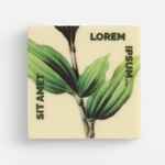 Печенье DREAM WHITE в белом шоколаде, квадрат