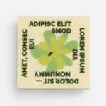 Печенье DREAM WHITE в белом шоколаде, квадрат