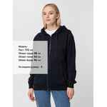 Толстовка на молнии с капюшоном SIVERGA 2.0, темно-синяя, размер S