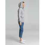 Толстовка на молнии с капюшоном SIVERGA 2.0, серый меланж, размер XS