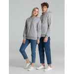 Толстовка на молнии с капюшоном SIVERGA 2.0, серый меланж, размер XS
