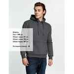 Худи KIRENGA HEAVY 2.0, темно-серое (графит), размер XS