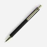 Ручка шариковая LOBBY SOFT TOUCH GOLD, черная