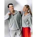 Анорак флисовый унисекс FLISKA, светло-серый, размер XS/S